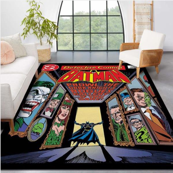 Dark Knight Rogue Gallery Area Rug Carpet Living Room Rug Family Gift Us Decor