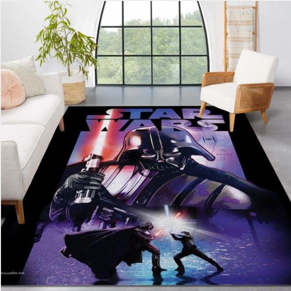 Darth Vader Area Rug Dark Side Vs Light Side Family Gift Us Decor