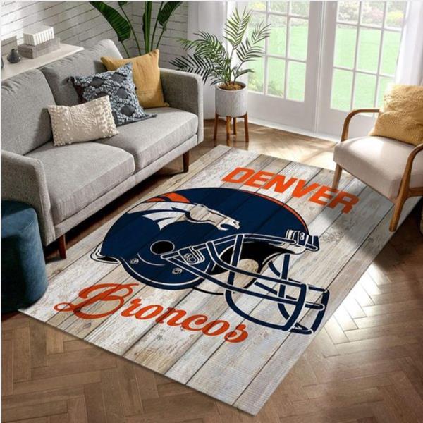 Denver Broncos Football Nfl Rug Bedroom Rug US Gift Decor