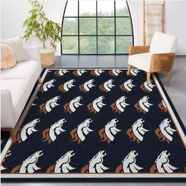 Denver Broncos Repeat Rug Nfl Team Area Rug Carpet Bedroom Rug Home Us Decor