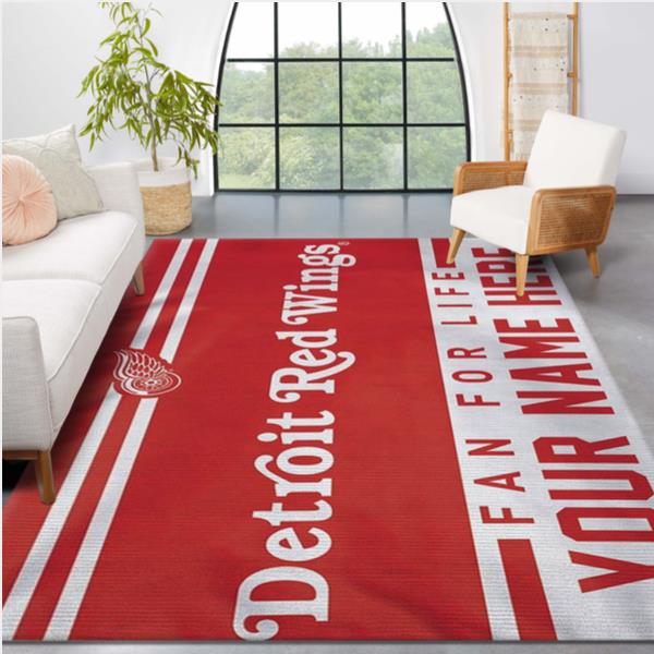 Detroit Red Wings Personal NHL Area Rug For Christmas Sport Living Room Rug