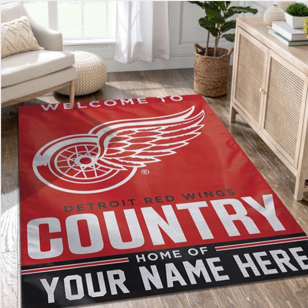Detroit Red Wings Wincraft Personal NHL Area Rug Sport Living Room Rug