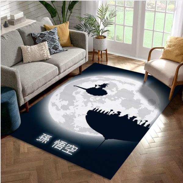 Don - Look At The Full Moon Anime Area Rug Kitchen Rug Christmas Gift Us Decor