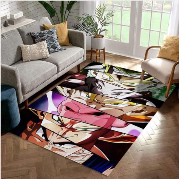 Dragonball Eyes - Anime Area Rug For Gift Living Room Rug Home Decor Floor Decor