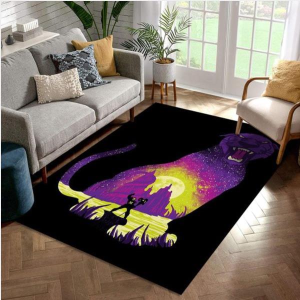 Evil Panthor Area Rug Carpet Living Room Rug Family Gift Us Decor