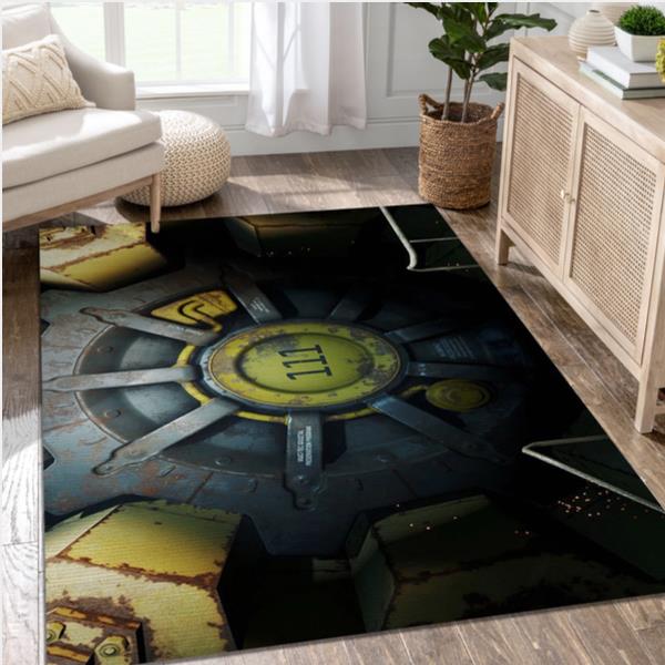 Fallout 4 Video Game Area Rug Area Living Room Rug