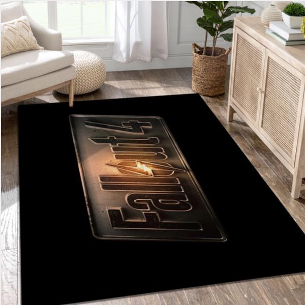 Fallout 4 Video Game Reangle Rug Bedroom Rug