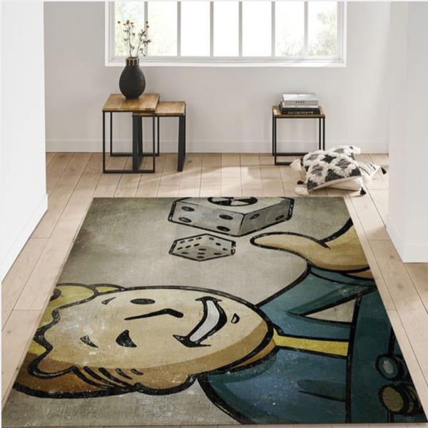 Fallout Gaming Area Rug Floor Decor The Us Decor