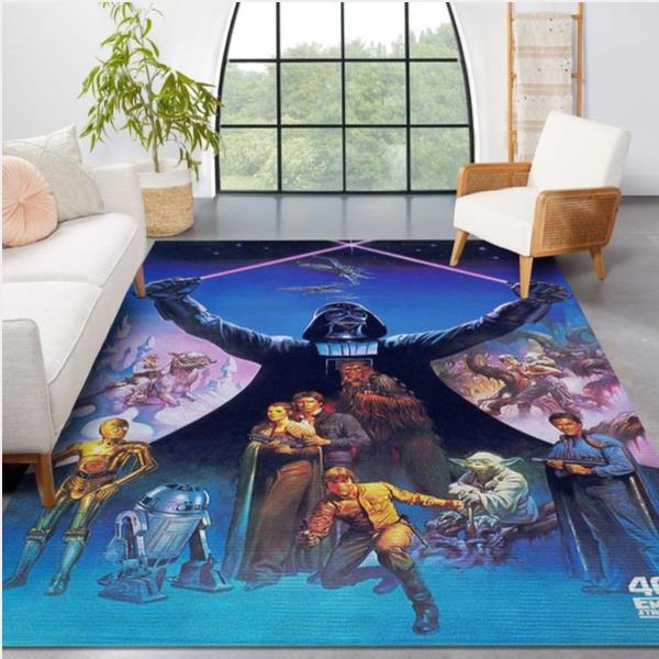 Family Star War Area Rug Carpet Bedroom Rug Family Gift Us Decor