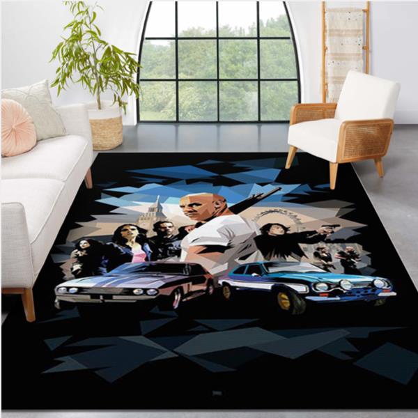 Fast And Furious Movie All Characters Area Rug Carpet Bedroom US Gift Decor