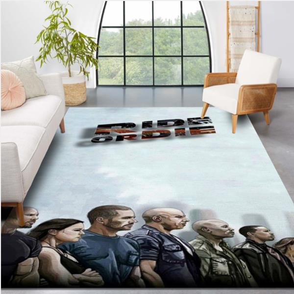 Fast And Furious Movie Ride Or Die Area Rug Carpet Bedroom US Gift Decor