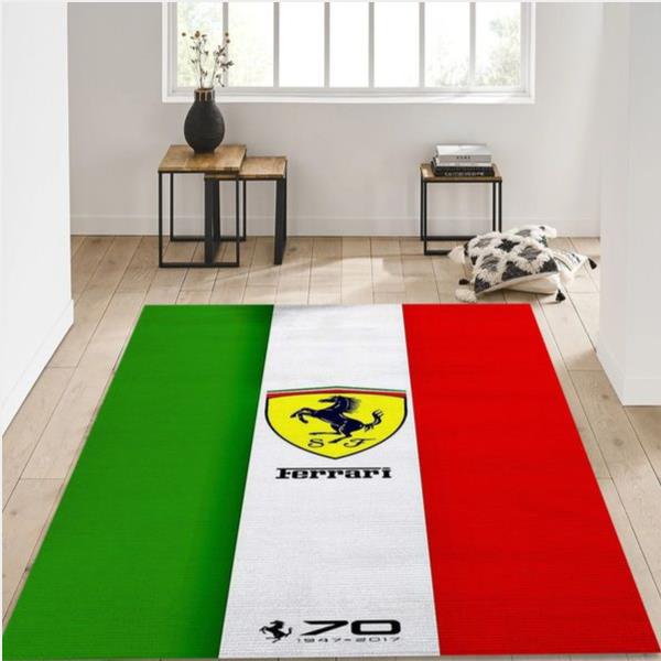 Ferrari Area Rug Living Room Christmas Gift Us Decor