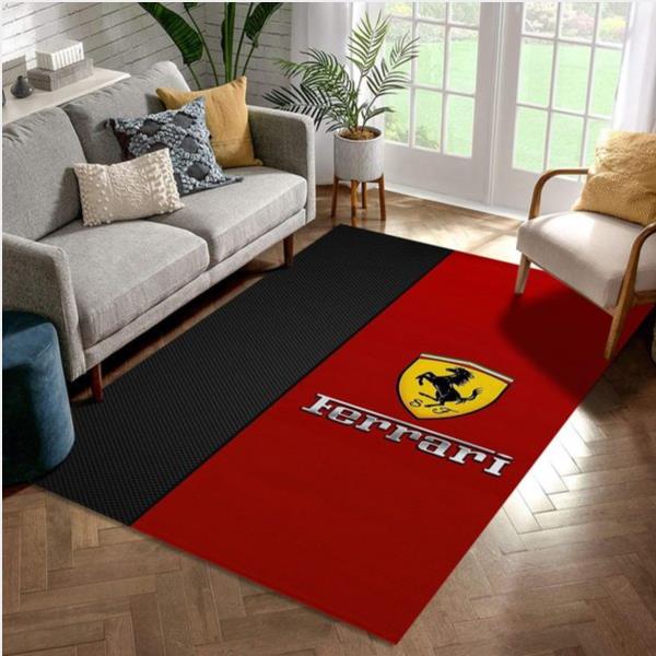 Ferrari Area Rug Living Room Family Gift Us Decor
