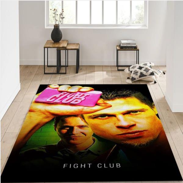 Fight Club 1999 Area Rug Art Painting Movie Rug - Home Us Decor