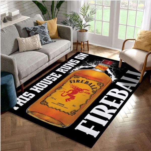 Fireball This House Runs On Rug Room Carpet Custom Area Floor Home Decor