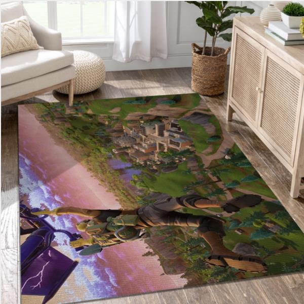 Fortnite Gaming Area Rug Living Room Rug