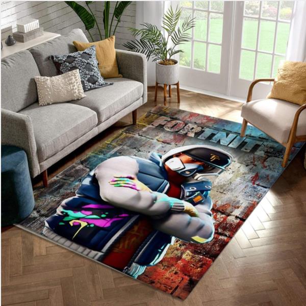 Fortnite Gaming Collection Area Rug - Living Room Carpet Floor Decor The Us Decor