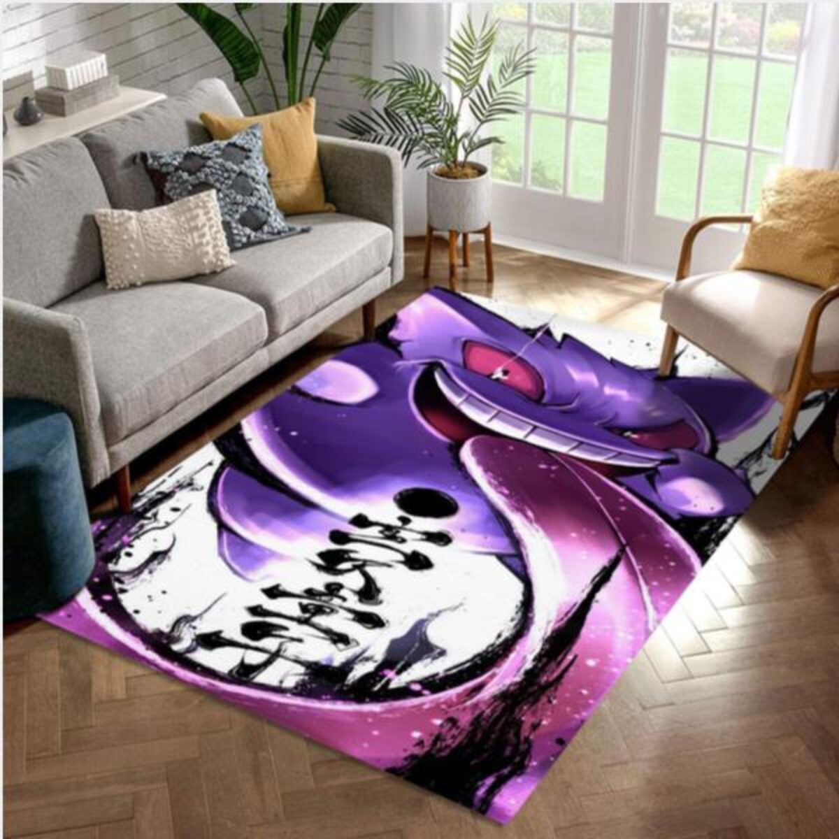 Custom Irregular Luxury Cartoon Anime Rug Gengar Pokemon Handmade Carpet  Area Rug - China Rug and Carpet price