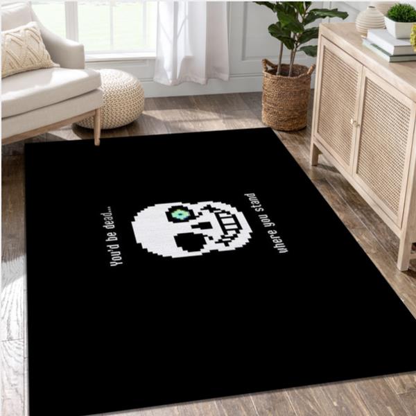 Genocide Sans Game Area Rug Carpet Living Room Rug