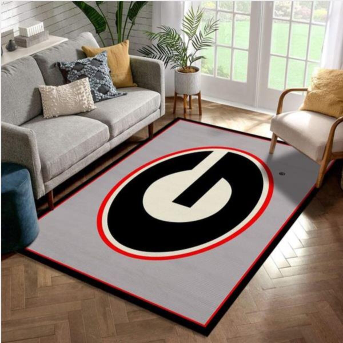 Georgia Bulldogs 3x4 Entry Rug