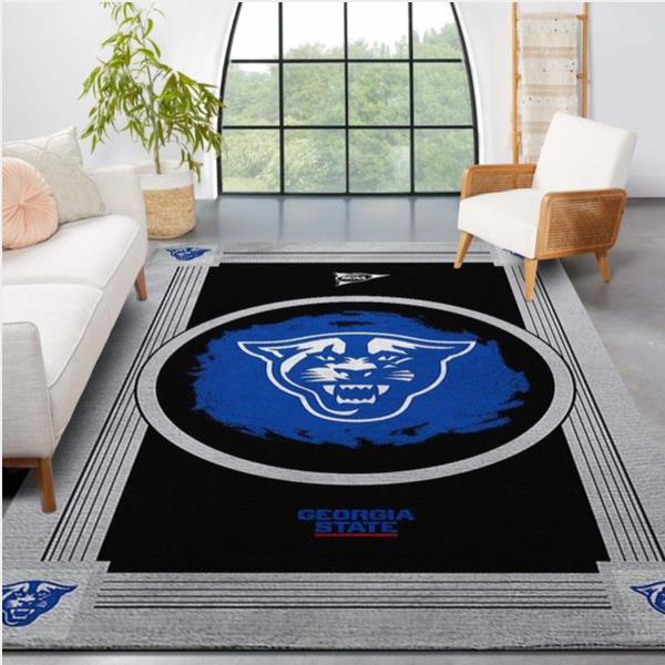 Georgia State Panthers Ncaa Team Logo Nice Gift Home Decor Rectangle Area Rug