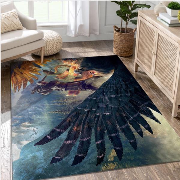 Geralt Of Rivia Gaming Area Rug Living Room Rug