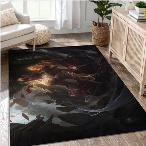 God Fist Lee Sin Video Game Area Rug For Christmas Living Room Rug