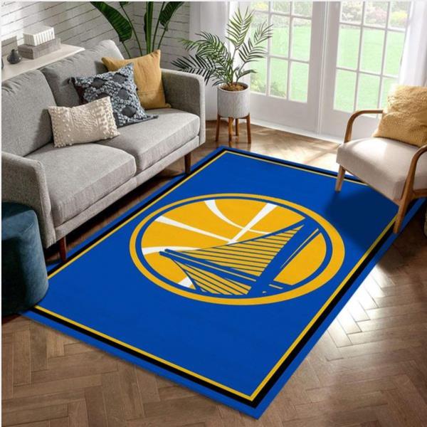 Golden State Warriors Nba Area Rug - Living Room Carpet Christmas Gift Floor Decor The Us Decor