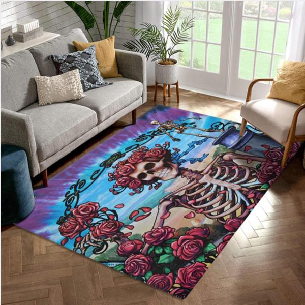 Grateful Dead Area Rug Living Room Rug US Gift Decor