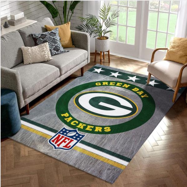 GREEN BAY PACKERS NFL FOOTBALL TEAM AREA RUG FOR GIFT BEDROOM RUG HOME US DECOR