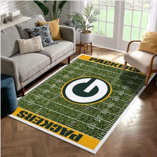 Green Bay Packers NFL Rug Room Carpet Sport Custom Area Floor Home Decor V3