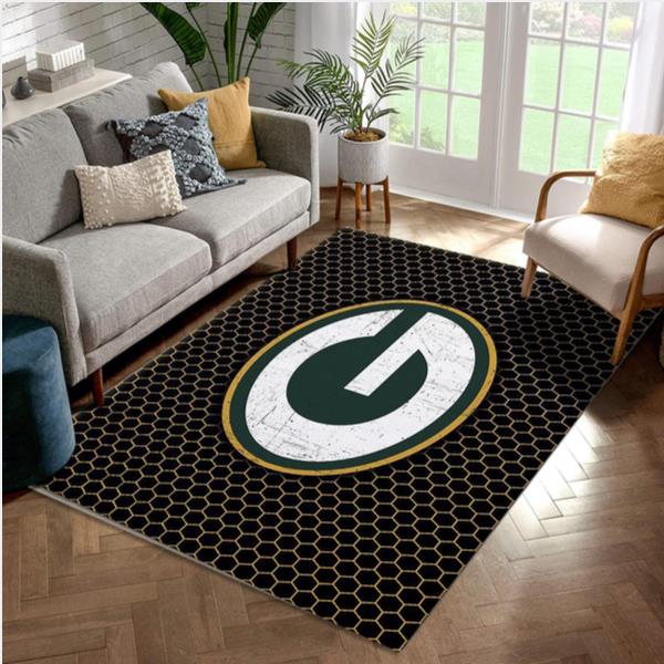 Green Bay Packers NFL Rug Room Carpet Sport Custom Area Floor Home Decor V4