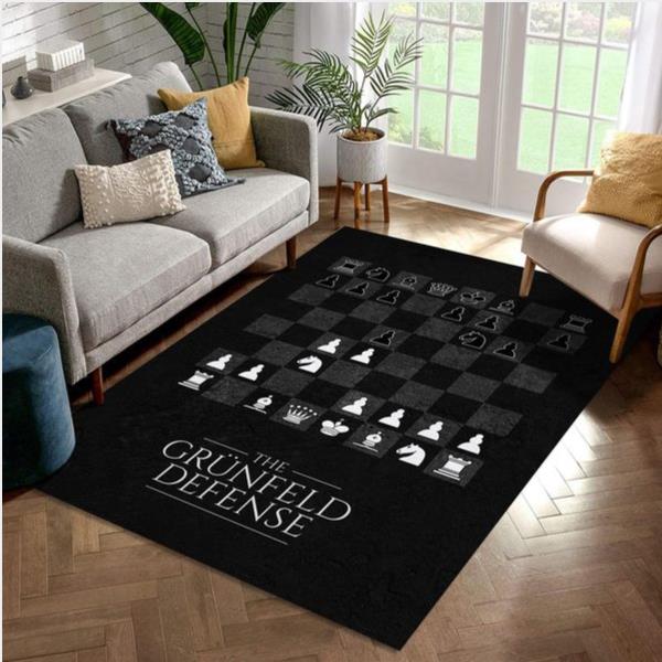 Grunfeld Defense Chess Rug Bedroom Rug Home Us Decor