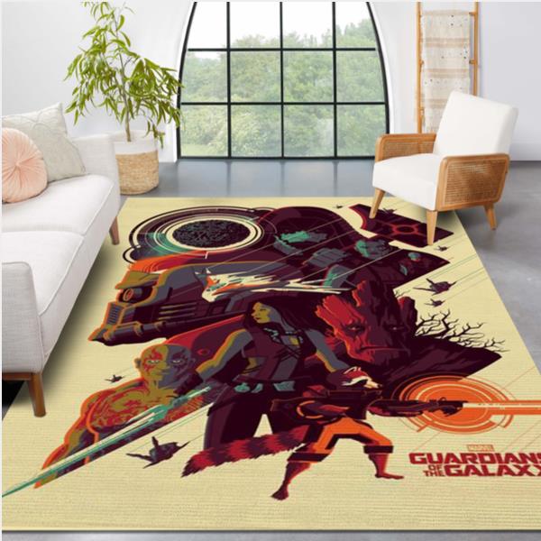 Guardians of the Galaxy Area Rug Living Room Rug US Gift Decor  Ver 2