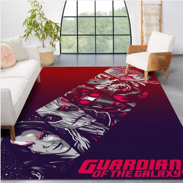 Guardians of the Galaxy Characters  Area Rug For Christmas Living Room Rug Family Gift US Decor