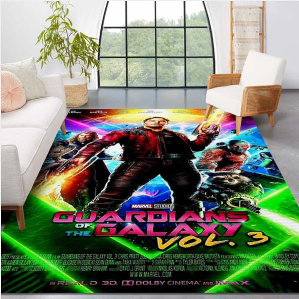 Guardians of the Galaxy Vol 3  Area Rug For Christmas Living Room Rug Family Gift US Decor