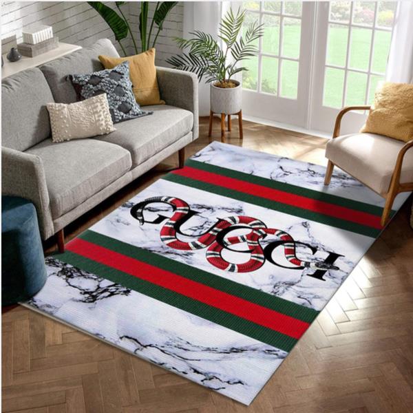 Gucci Pattern Area Rug - Living Room Carpet Christmas Gift Floor Decor The Us Decor