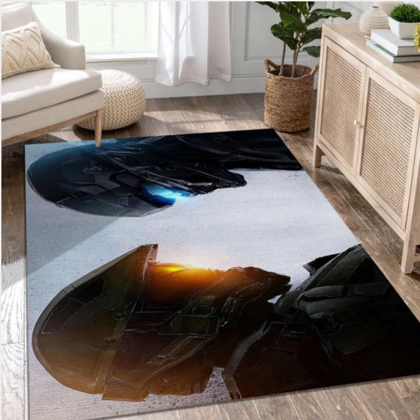 Halo 5 Guardians Video Game Area Rug Area Living Room Rug
