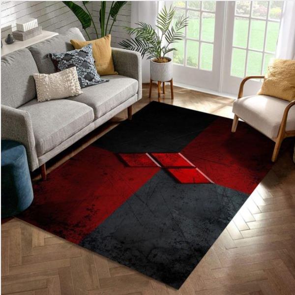 Harley Quinn Logo Area Rug Carpet Living Room Rug - Floor Decor
