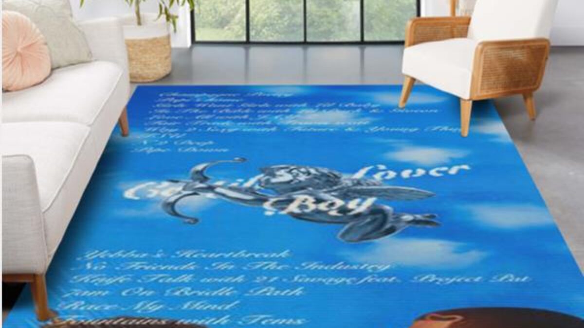 New Drake CLB Certified Lover Boy Bape Area Living Room Rugs Bedroom Wool  Carpet