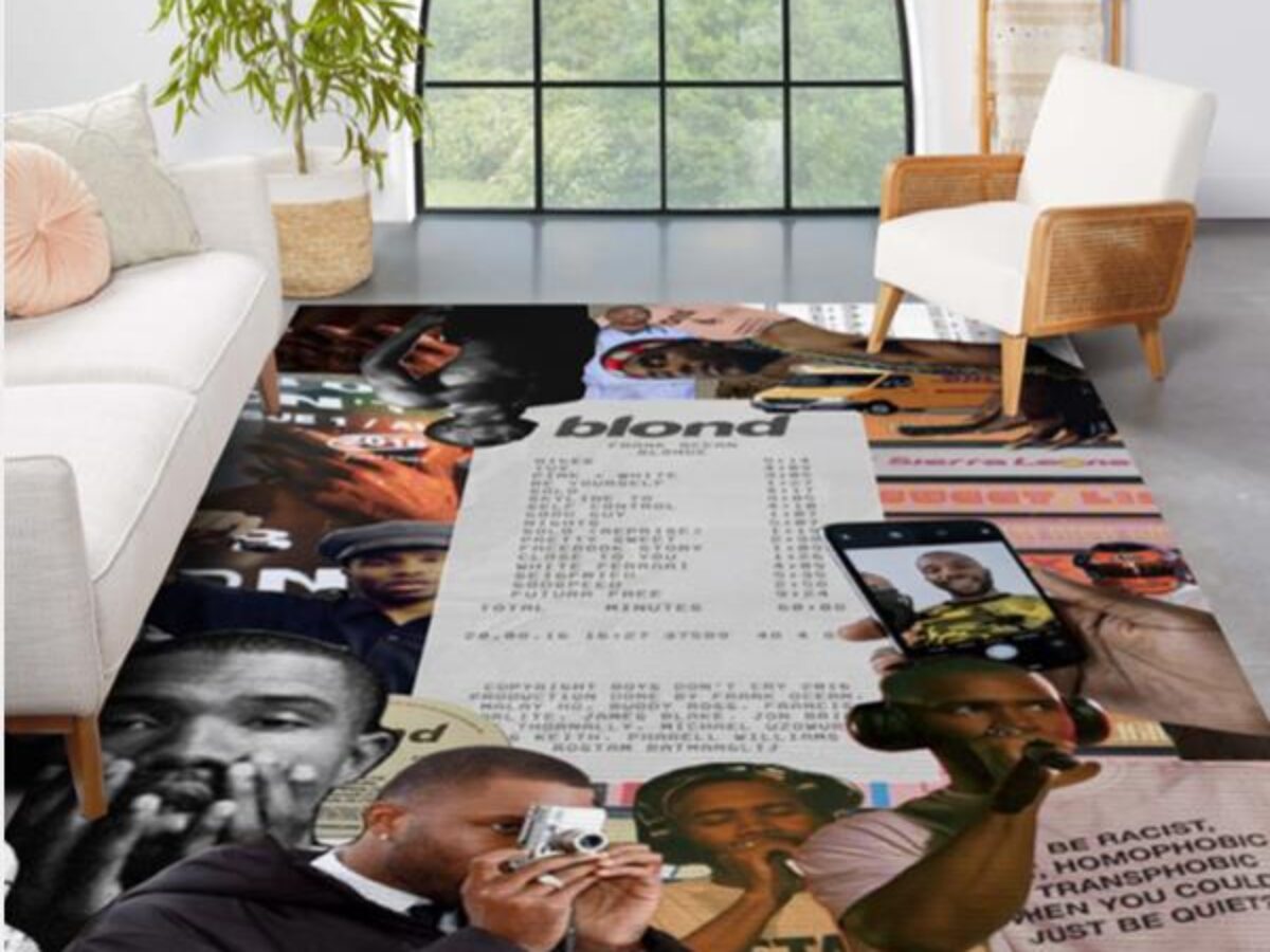 Hip Hop Frank Ocean Blonde Album Area Rug Carpet Kitchen Rug Family Gift US  Decor - Peto Rugs