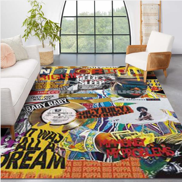 Hip Hop Rap Star Area Rug Carpet Bedroom Family Gift US Decor