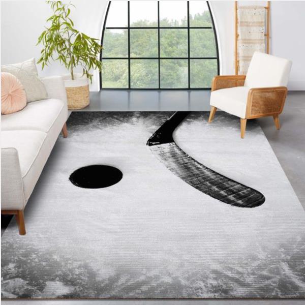 Hockey Area Rug - Living Room Carpet Christmas Gift Floor Decor The Us Decor