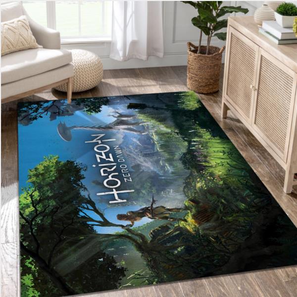 Horizen Zero Dawn Landscape Game Area Rug Carpet Living Room Rug