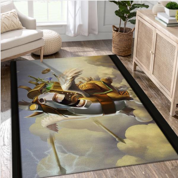 Horsecourier Video Game Reangle Rug Living Room Rug