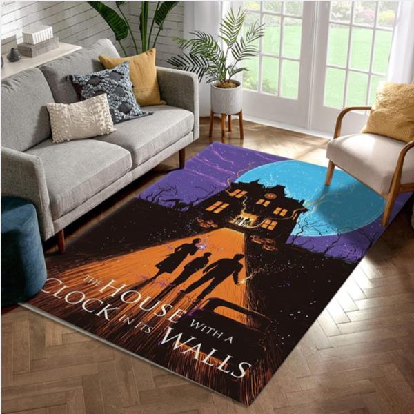 House With A Clock Movie Area Rug Carpet Living room and bedroom Rug US Gift Decor