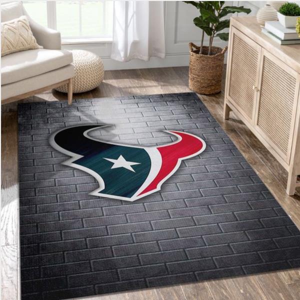 Houston Texans Nfl Area Rug Bedroom Rug Christmas Gift Us Decor