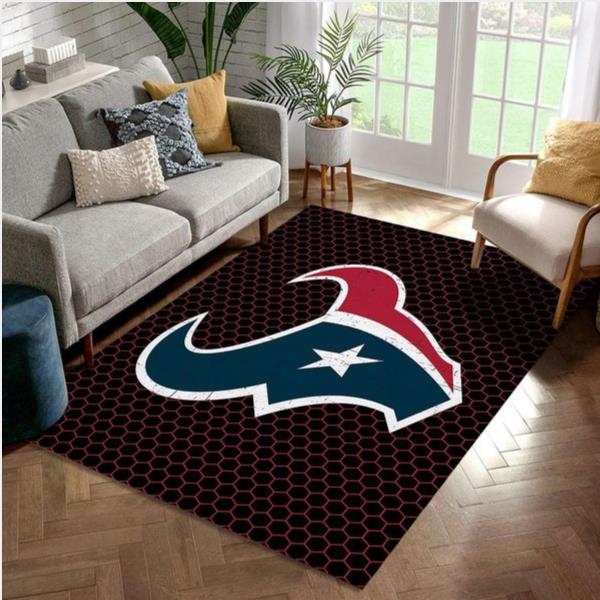 Houston Texans Nfl Rug Room Carpet Sport Custom Area Floor Home Decor