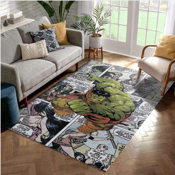 Hulk Comic Area Rug Living Room And Bedroom Rug   Floor Decor