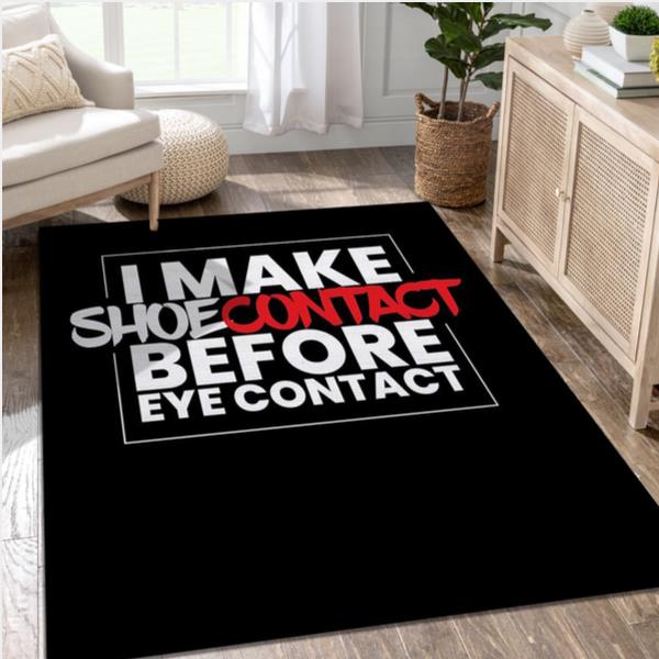 I Make Shoecontact Sneaker Fashion Brand Rectangle Rug Living Room Rug